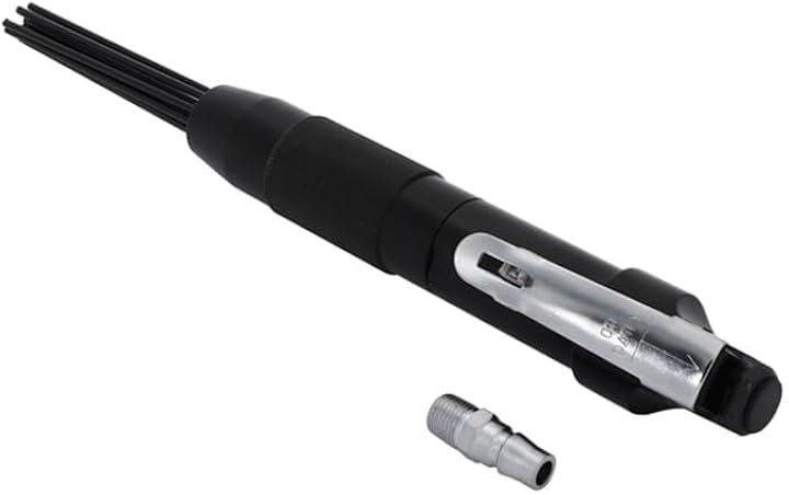 ニードル スケーラー エアハンマー ジェット タガネ 錆除去ガン 4400rpm 12本付き エア工具 ニードルスラグ 錆落とし 塗装落とし バリ取り 取付口 G1/4 DIY ツール