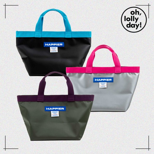 oh, lolly day! トートバッグ Happier label strong tote bag