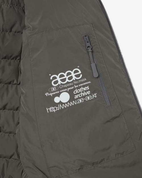 【AEAE】 SYMBOL LIGHT DOWN JACKET [OLIVE] 正規品