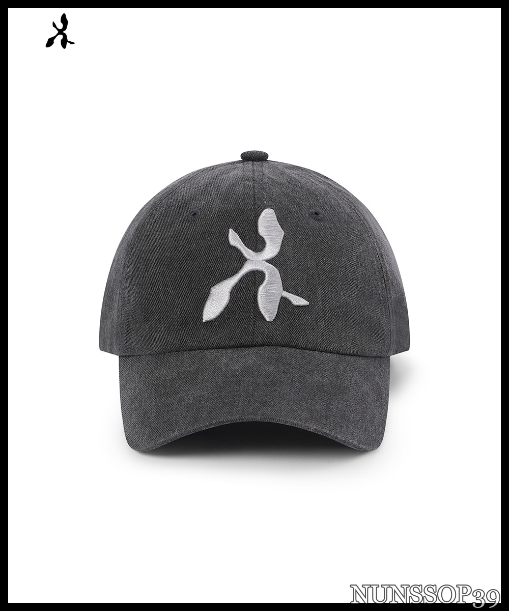 ANDAASH ANDAASH symbol logo ball cap CHARCOAL