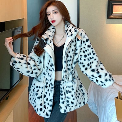 ブルゾン ジャケット秋冬 アウタ プードルファージャケットもこもこプードルボア風ふわふわファーコート