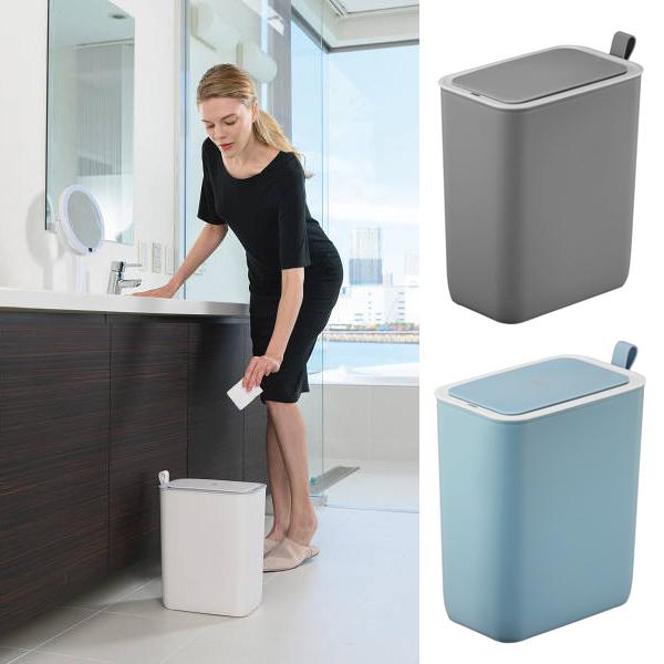 ゴミ箱 センサー式 自動 開閉 ごみ箱 小型 小さめ 小さいサイズ 8L 容量 おしゃれ インテリア モダン オフィス リビング 白 ホワイト グレー 青 ブルー