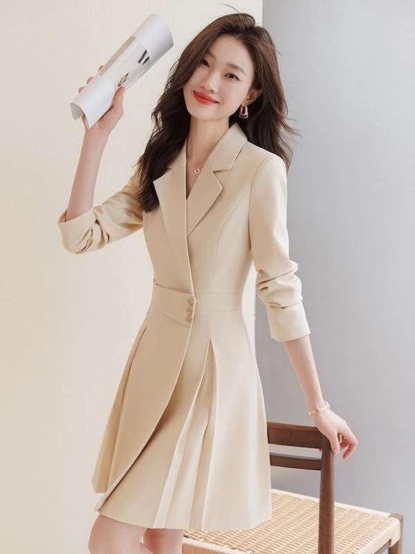 「TANGFEI」【送.料.無.料】【高.品.質 人気商品！】【急速出荷】2025初春新品 レディース スーツワンピース 卒業式 ママ スーツ トップス アウター 通勤 入学式 メガ割 1