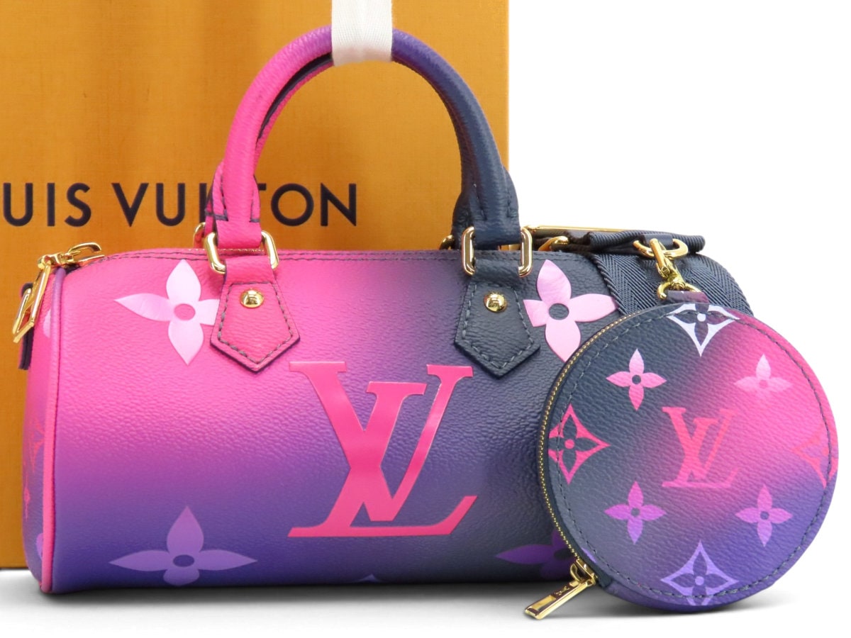 激レア未使用ルイヴィトンLOUISVUITTONモノグラムジャイアントパピヨンBBスプリングインザシティカプセルコレクション2WAYハンドバッグ斜め掛けショルダーバッグショルダーポーチポシェットコイン