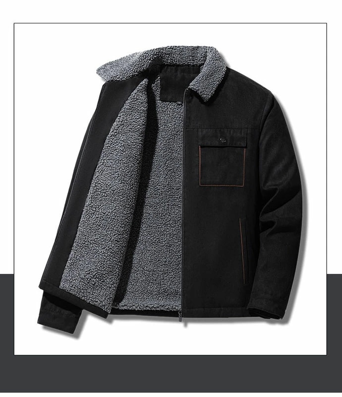 メンズ ジャケット ブルゾン フライトジャケット ボアジャケット モコモコ 裏起毛 ボア 立ち襟 冬服 秋冬 厚手 暖かい 裏ボア アウター 防寒 保温 防風冬 カジュアル おしゃれ