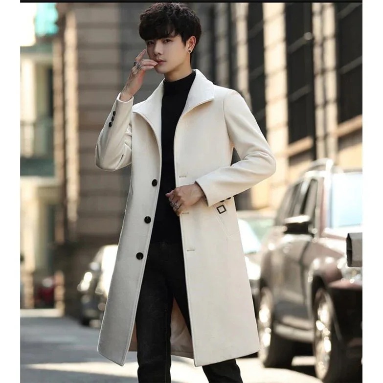 ロングコート メンズ チェスターコート ウール混 ビジネスコート Pコート ラシャ ピーコート 秋冬