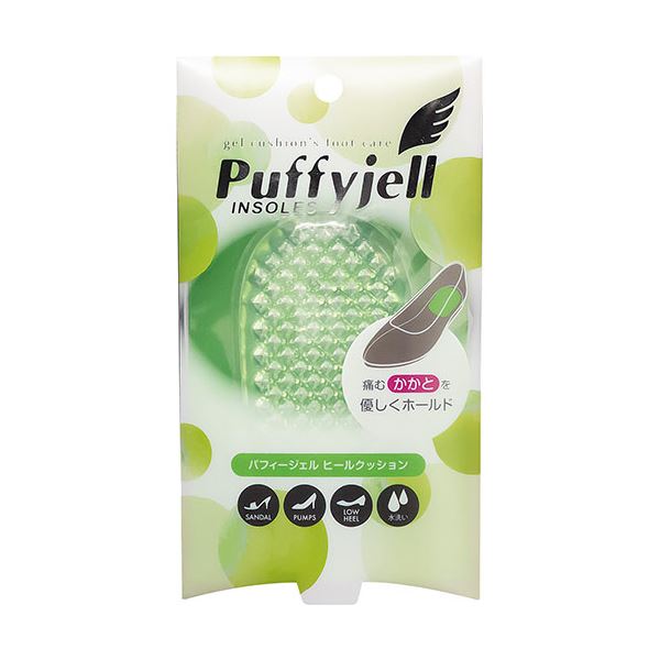 [5セット] 荒川産業 パフィージェル ヒールクッション ARAKAWA07556X5