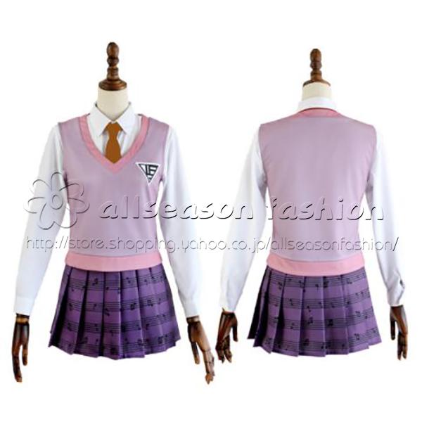 コスプレ衣装 ダンガンロンパ あかまつかえで Kaede Akamatsu パーティー コスチューム ハロウィン cos 変装仮装撮影祭り