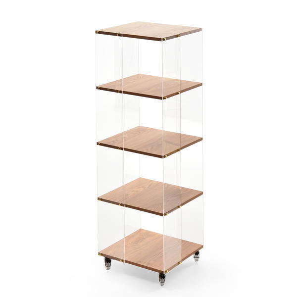 B.Bファニシング ONRC0339PLNAT ナチュラル アクリルラック 5段 メーカー直送