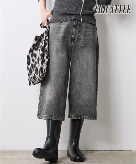 ショート・ハーフパンツ 綿100％デニムバミューダパンツ 大きいサイズ有 シックスタイル