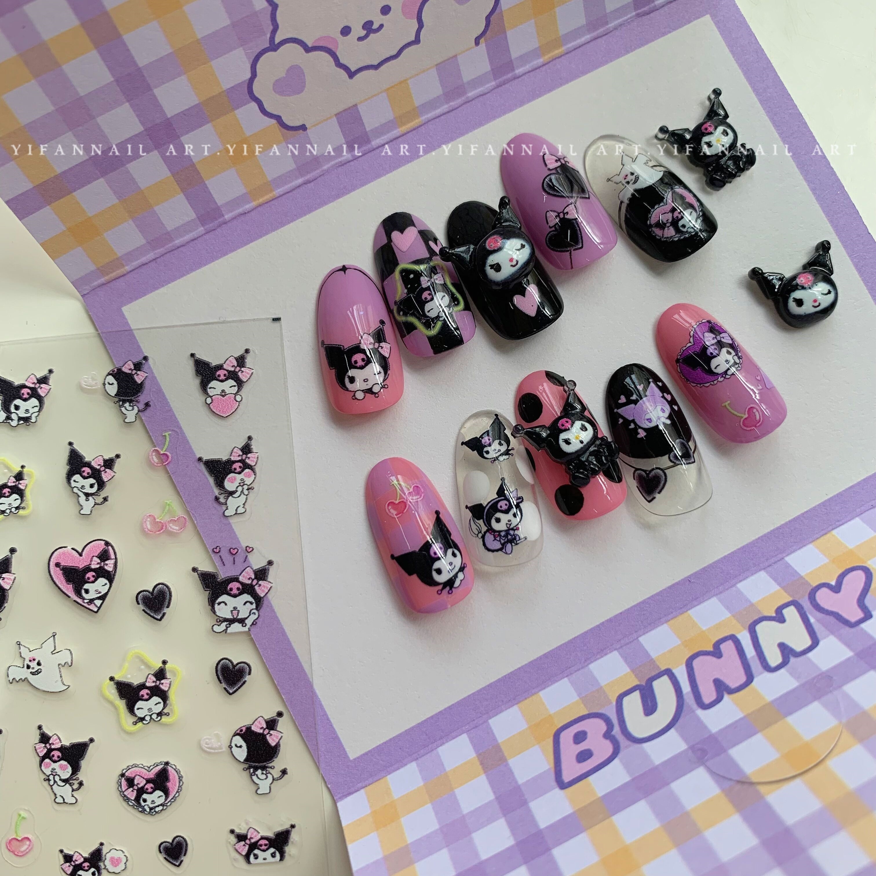 après Kuromi 　日本未発売　アプレクロミ　ネイルハンディライト クロミネイル：PG012618835｜リバティ(liberty)のフォト