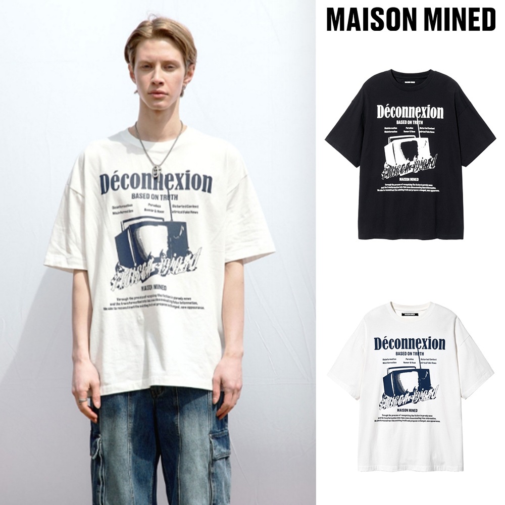 【MAISON MINED】 TELLY HALF T