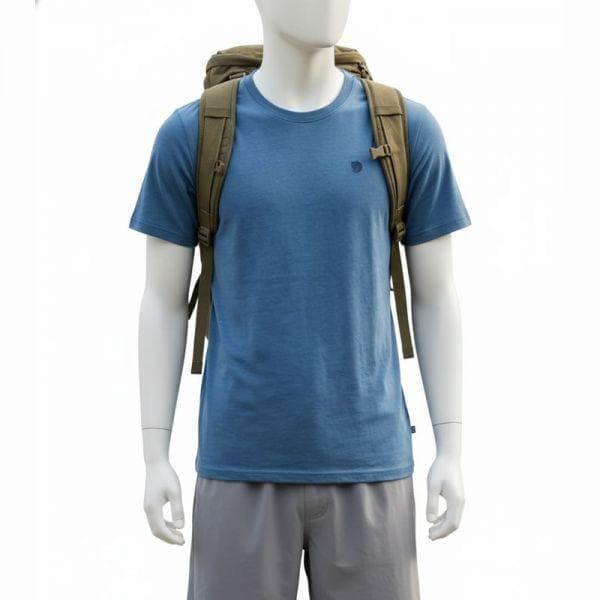 フィエルラーベン メンズ ヘンプブレンド 半袖Tシャツ 登山 アウトドア 12600215