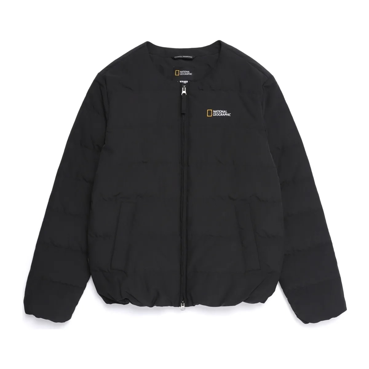 N254UDW920 ヘロン Uネック 軽量 グースダウン ジャンパー BLACK