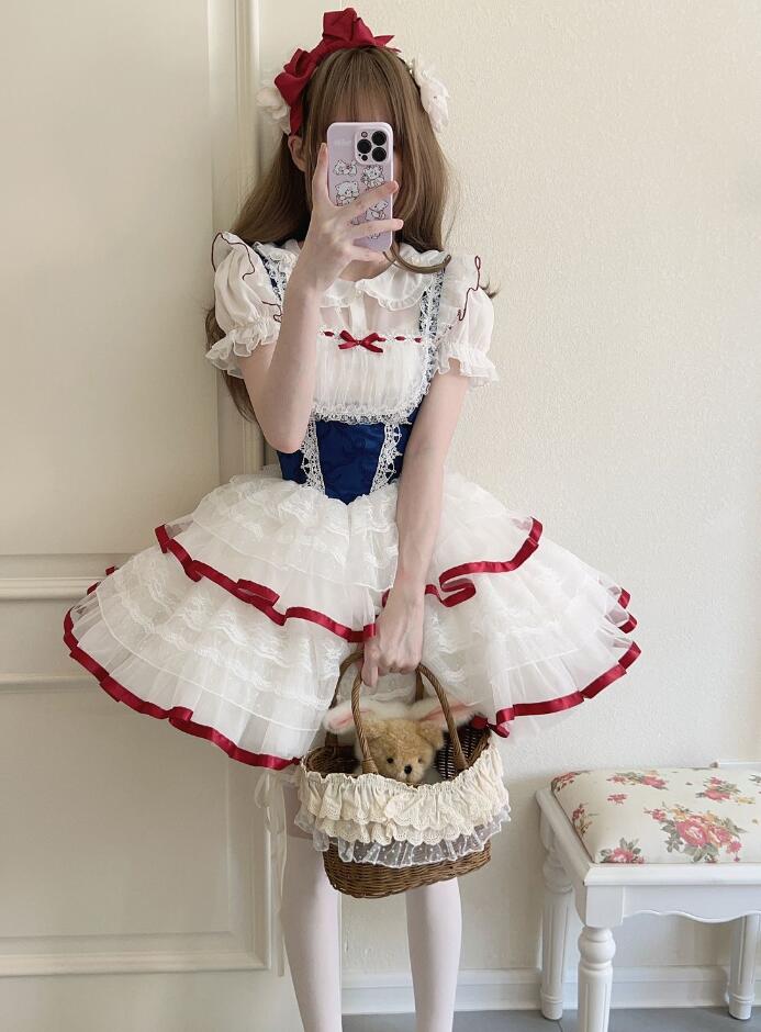 21【新作登場 最安値】 ロリータ ゴスロリ コスプレ メイド服 コスチューム 文化祭 学園祭 衣装 仮装 ハロウィン おすすめ 可愛い ドレス　日常　写真　舞台　花嫁　洋服　新販　ハロウィ