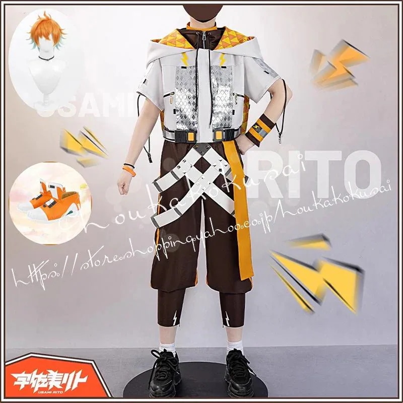 [2026新品] G にじさんじ VTuber 宇佐美リト Usami Rito コスプレ衣装 イベント コスチューム 変装活動 仮装 学園祭 撮影 祭り クリスマス ハロウィン