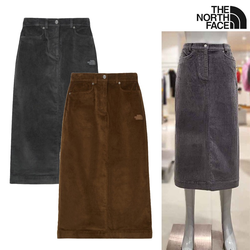 NK6NR87 WS CANYONLANDS SKIRT 25FW 新作 コーデュロイロング ハイウエスト デイリー タウンユース レディース 秋冬用ボトム 通勤 通学 コーデ提案 スニーカー ブーツ