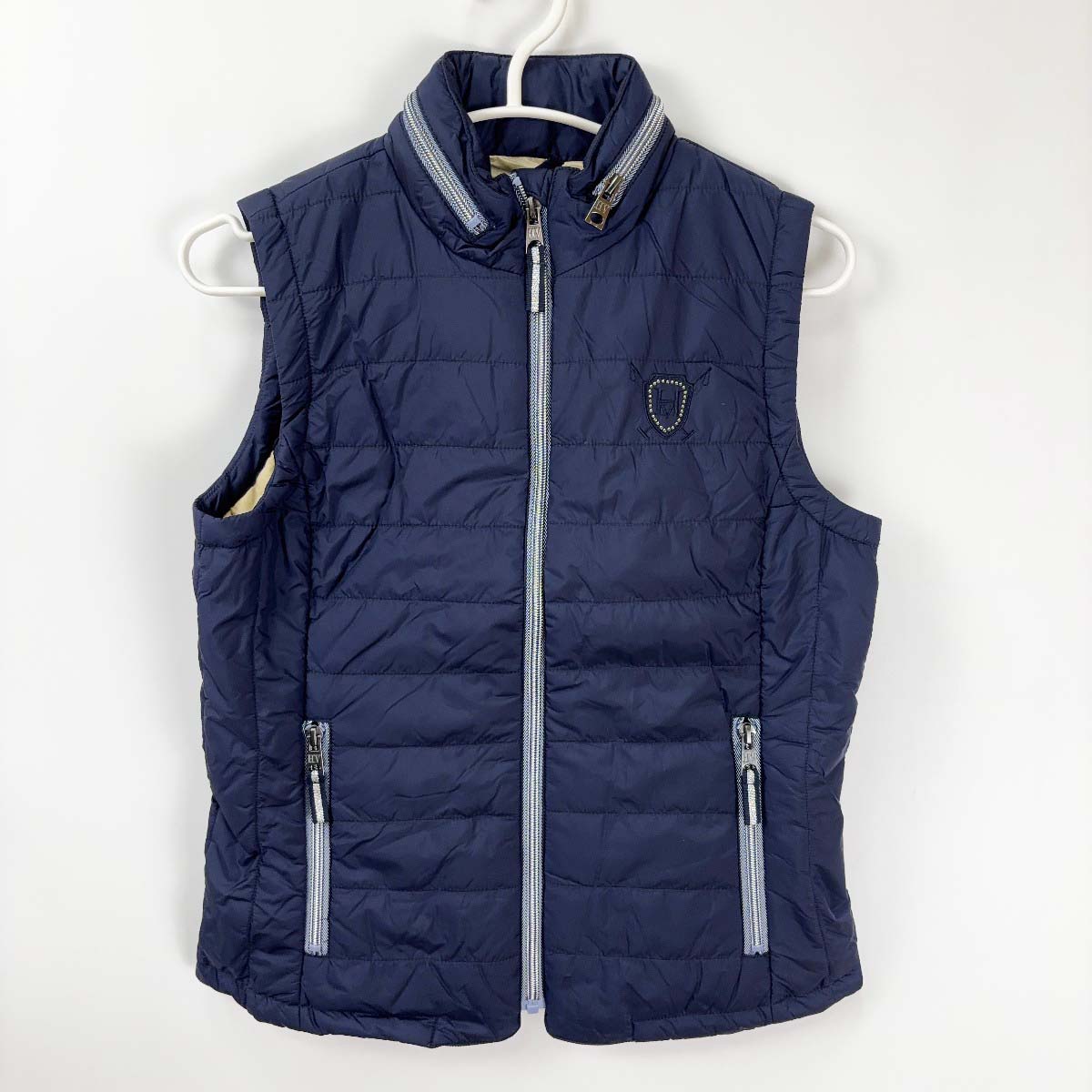 【中古・未使用品】HV Polo SOCIETY MICO ベスト S ネイビー レディース 乗馬 馬術