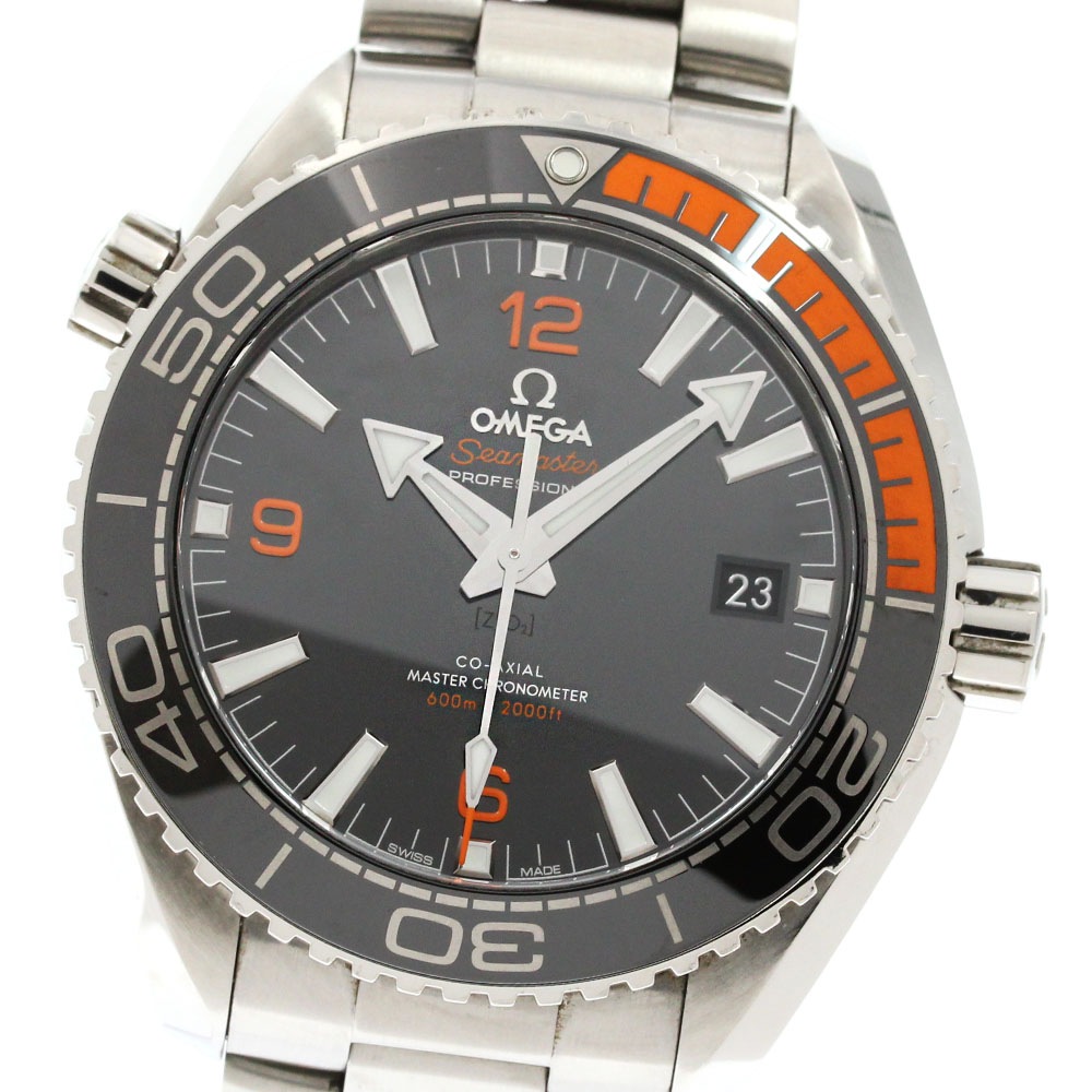 オメガ OMEGA 215.30.44.21.01.002 シーマスター600 プラネットオーシャン デイト 自動巻き メンズ 箱・保証書付き_848094【中古】