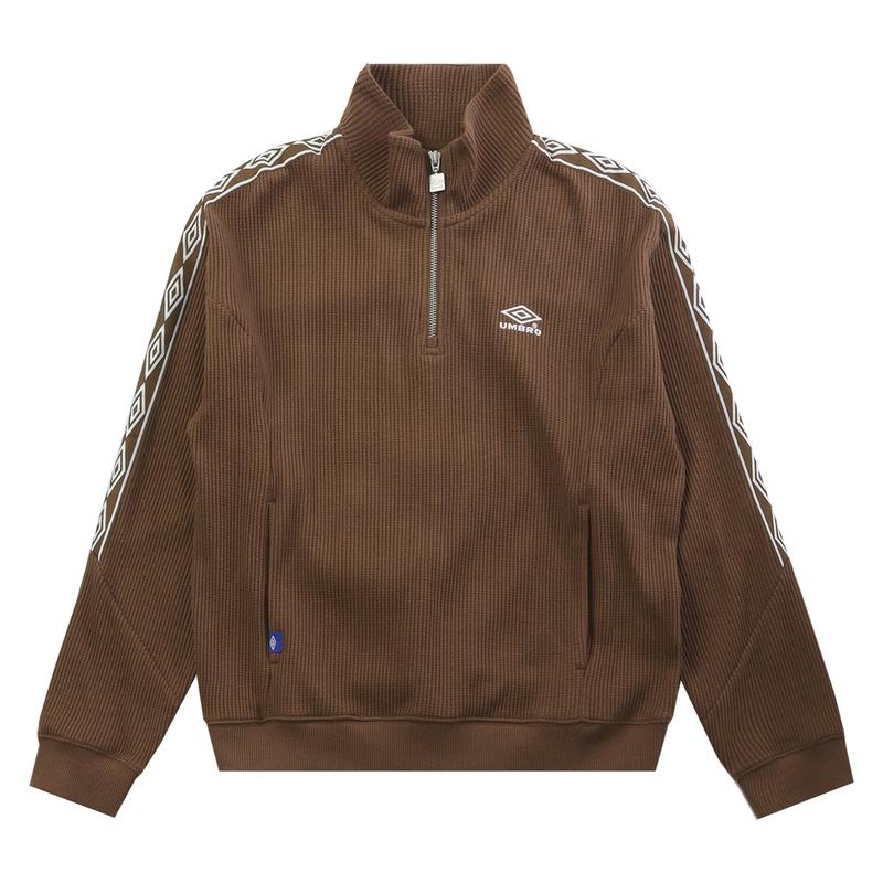 女性ワッフルウーマンズトラックハーフジップ UR122CFS11 TRM