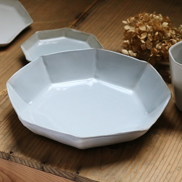 パスタプレート 23cm 洋食器 アミューズ 陶器 食器 笠間焼 日本製 皿 お皿 深皿