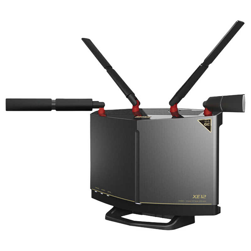 BUFFALO　WiFiルーター AirStation(エアステーション) WiFi 6E対応 (11ax) 6GHz対応 4803＋4803＋1147Mbps　WXR-11000XE12