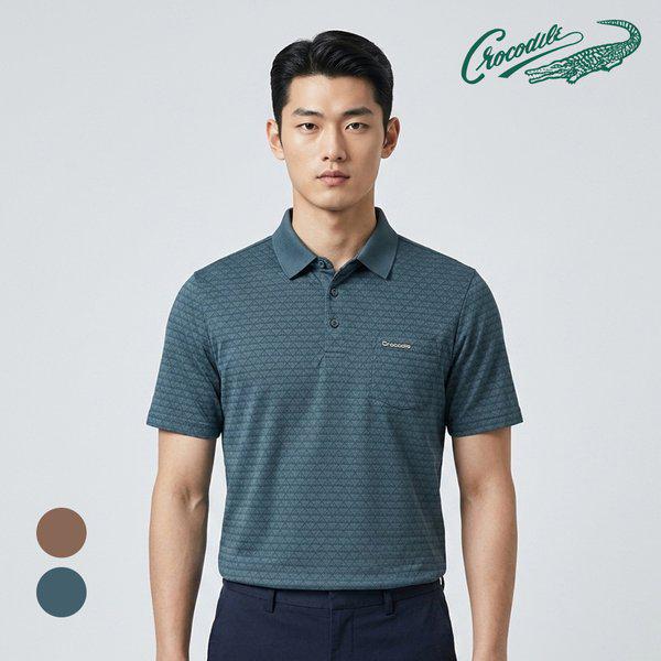 夏クールシルキー半袖カラーTシャツ CDAABTS2408