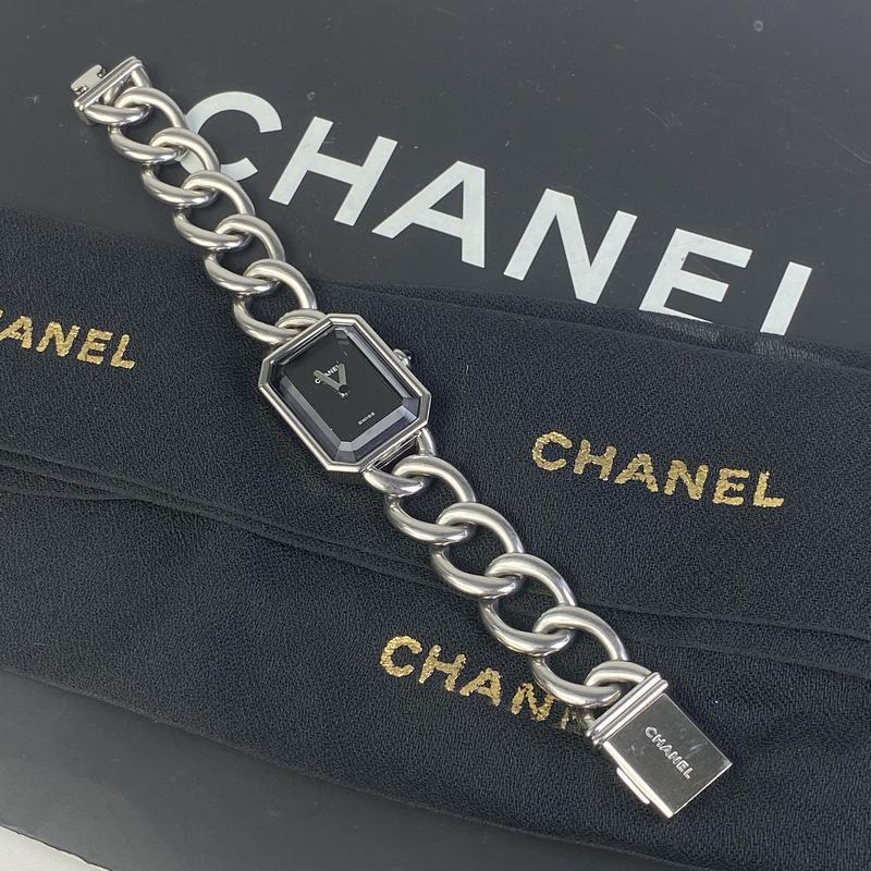 【最終処分SALE】CHANEL シャネル プルミエールM H0452 VS77110腕時計シルバー A-7553