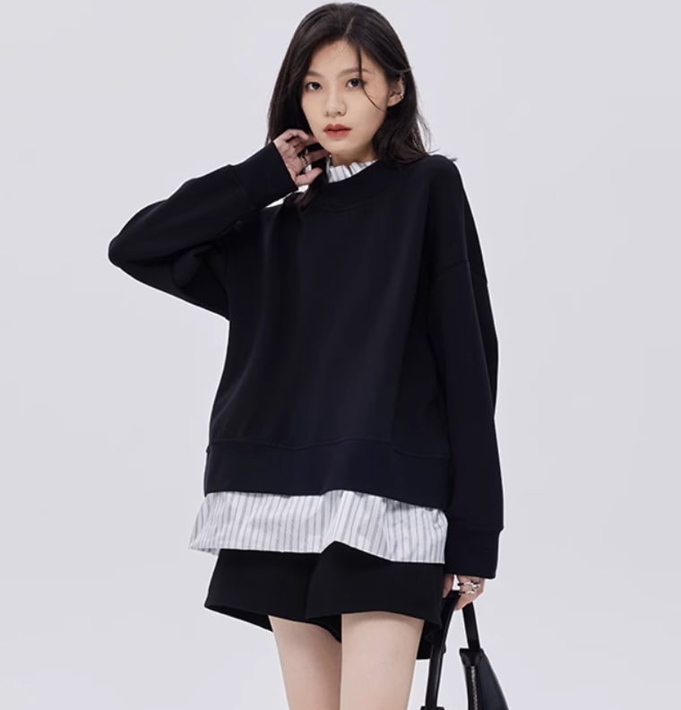 トップス デート モテアイテム セーター ニット ルーズ 長袖 コットン 大人可愛い きれいめ 上品 おしゃれ かっこいい 大人可愛い ラブリー キュート ガーリー クール モード系 セクシー