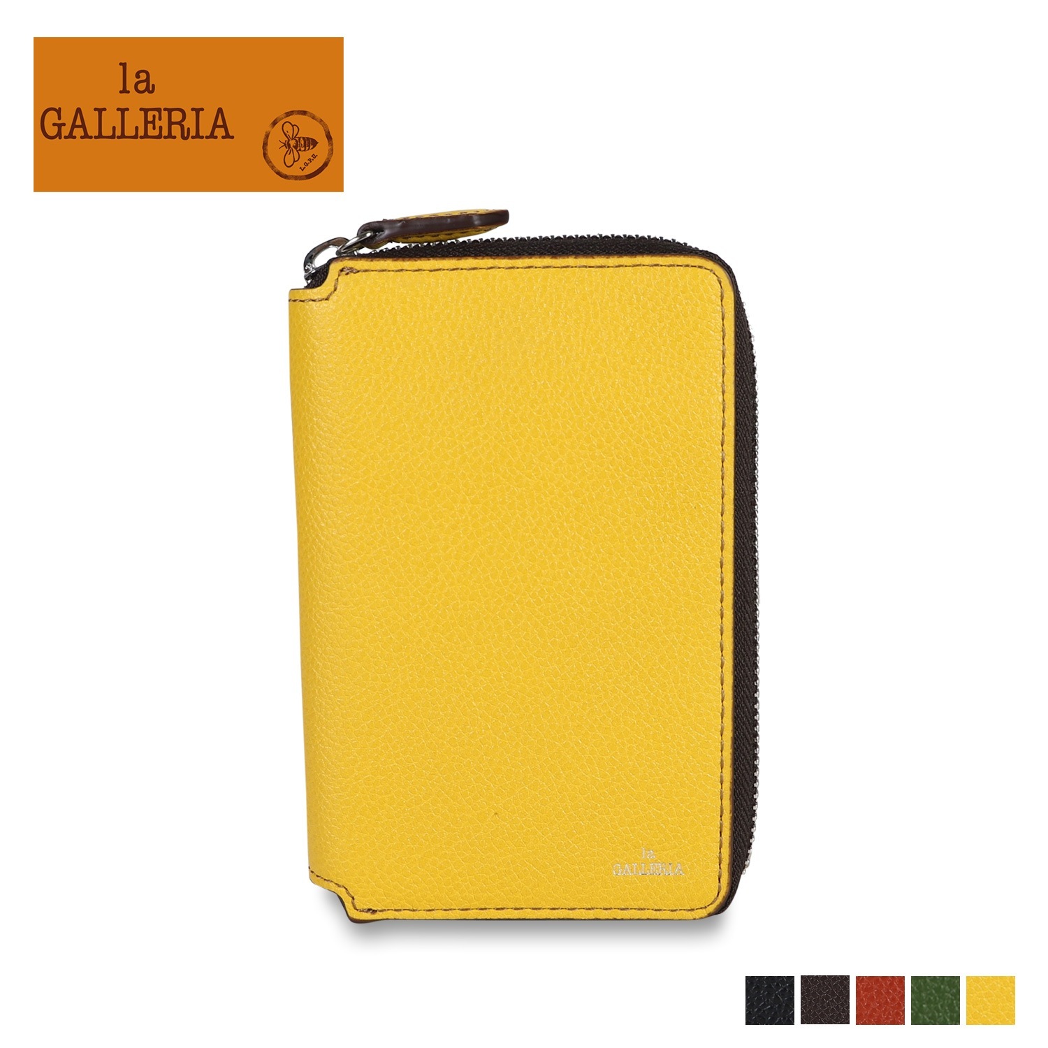 財布 二つ折り 小銭入れ コインケース ジェネリコ メンズ 本革 青木鞄 ラウンドファスナー 2624