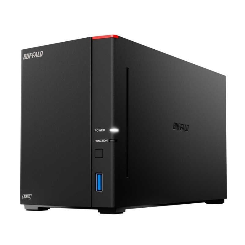 BUFFALO　NAS[12TB搭載 /2ベイ] LinkStation SOHO 2.5GbE搭載 高速モデル　LS720DN1202B