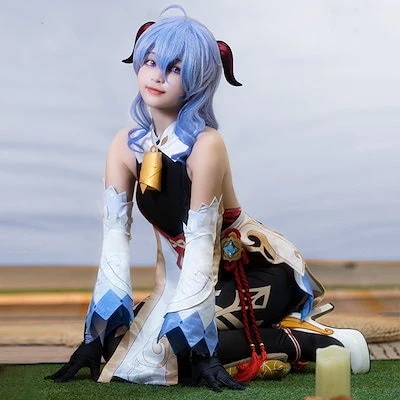 コスチューム コスプレ衣装 カンウ かんう 甘雨 genshin げんしん 原神 スーツ ハロウィ