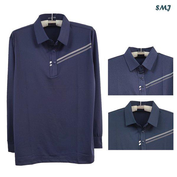 SMJ1749 ジャンピエル 長袖カラー Tシャツ メンズ 長袖Tシャツ 春秋