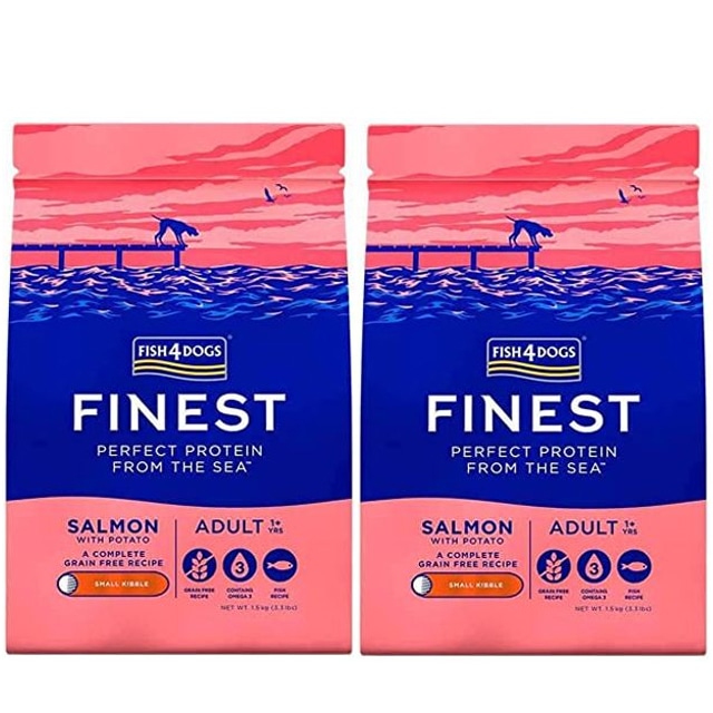 フィッシュ4 ドッグ サーモン小粒 1.5kg 2個セット