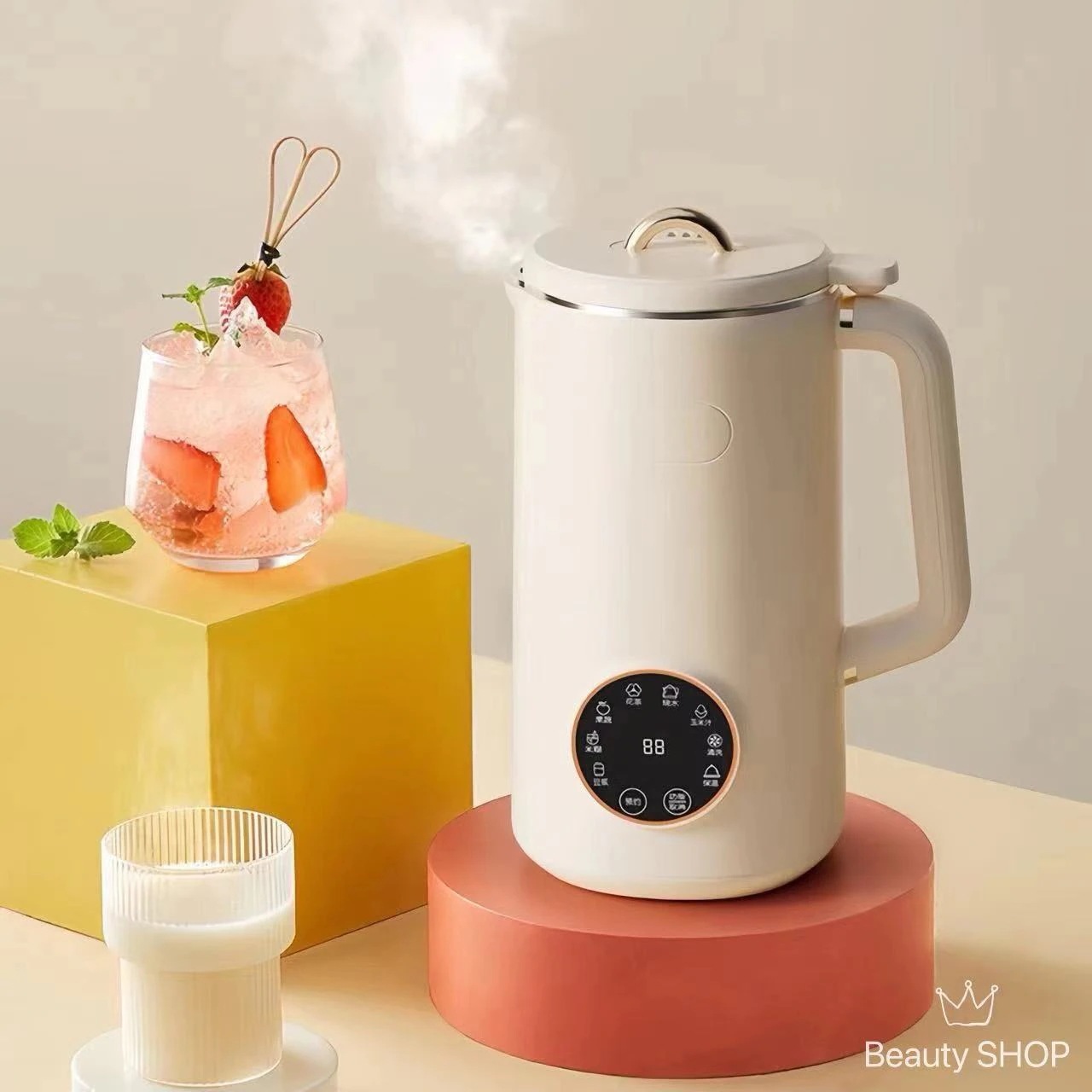 完全豆乳メーカー 自動調理ポット 豆乳機 豆乳マシーン 豆乳ブレンダー ミキサー ブレンダー ジューサー スープメーカー ヨーグルトメーカー 大容量