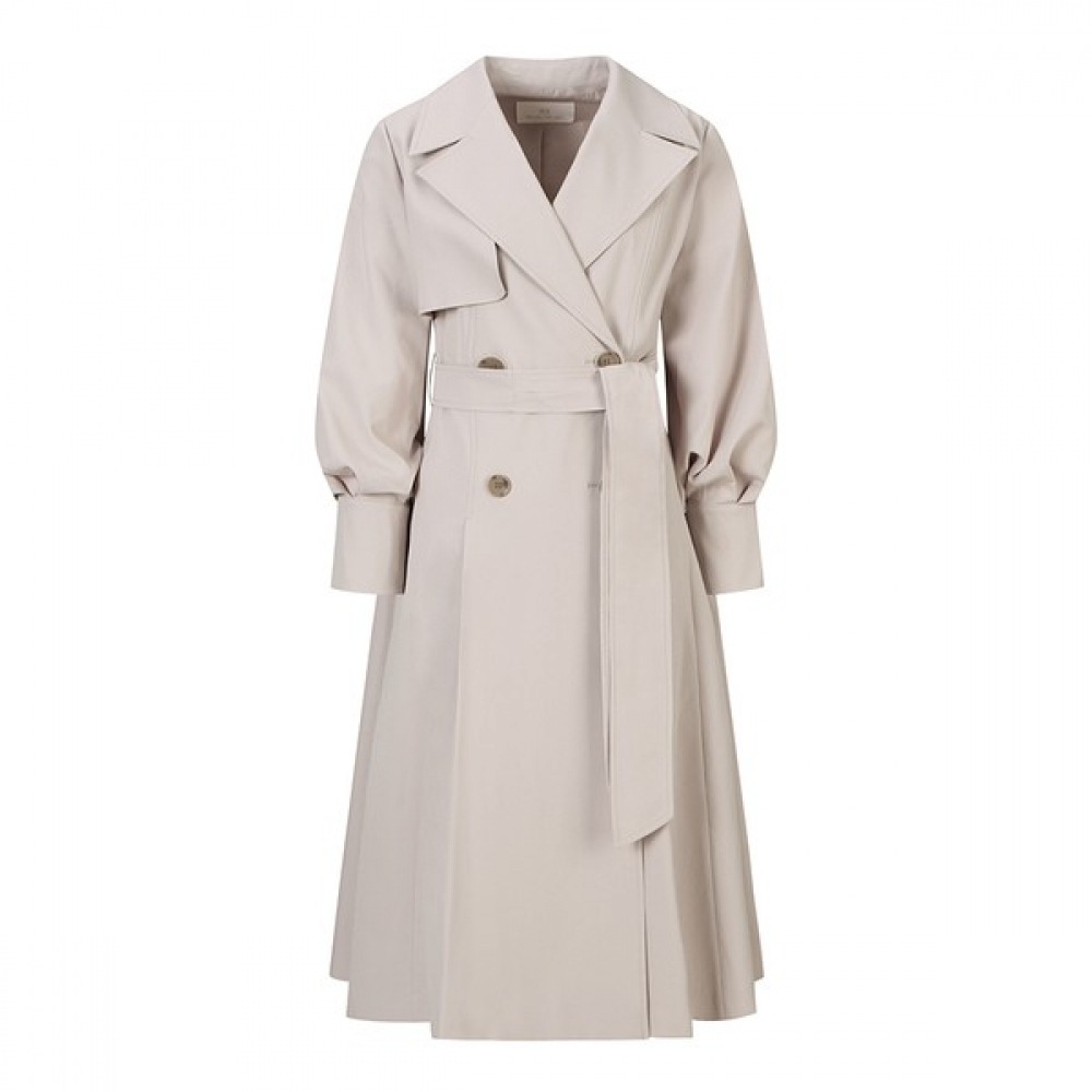 [C] バルーンスリーブベルト付きトレンチコート (SINAB2601)