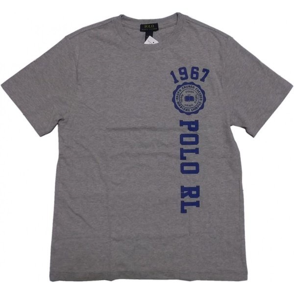 ボーイズサイズ 半袖 プリント Tシャツ グレイ boys PR2-391