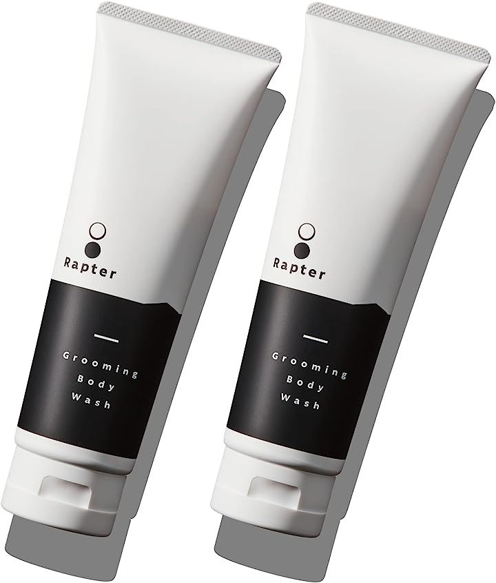 グルーミングボディウォッシュ 顔も洗える 2本 メンズ フローラル 洗顔 クリーム状 チューブタイプ 高級 いい香り トラベル