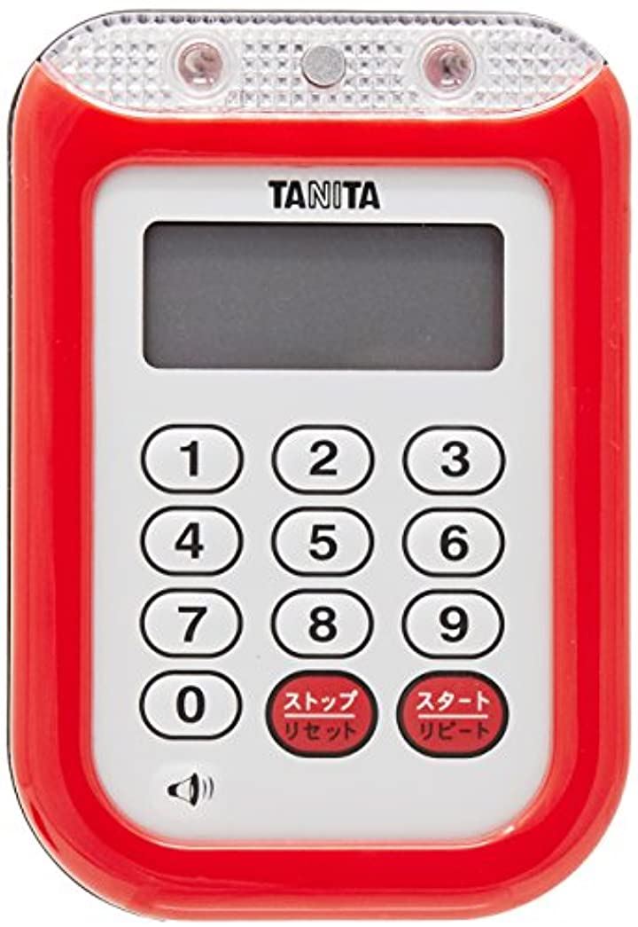 最大50%OFFクーポン TANITA防水大音量 手数料無料 タイマー TD-377 レッド