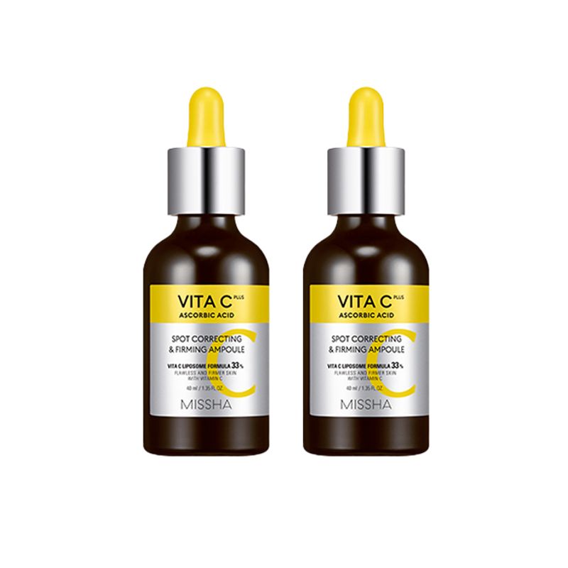 40ml 2個 ビタCプラス スポット コレクティング パーミング アンプル 5,080円