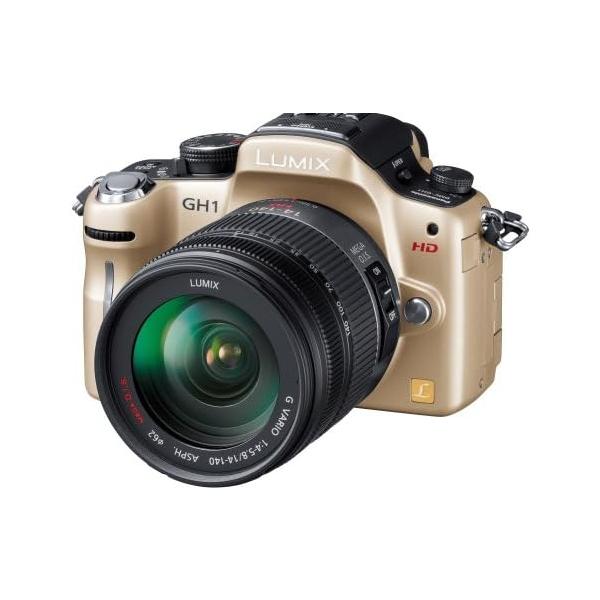 【中古】パナソニック デジタル一眼カメラ LUMIX GH1 レンズキットコンフォートゴールド DMC-GH1K-N
