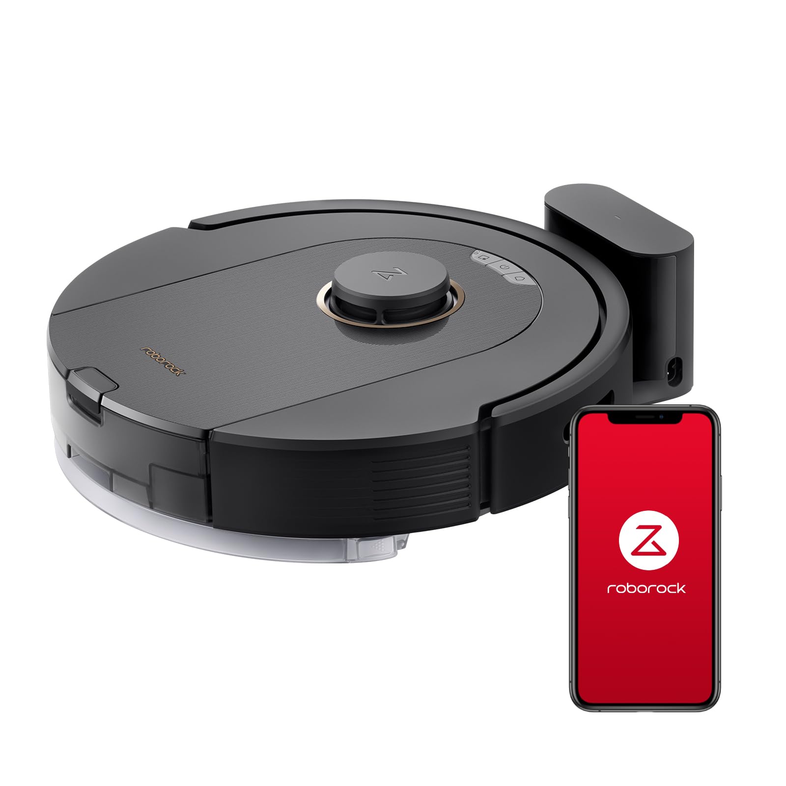 ロボット掃除機 roborock(ロボロック) Q5 Pro 水拭き両用 お掃除ロボット 高精度レーザーセンサー 3Dマッピング 静音設計 5500Pa強力吸引 デュアルメインブラシ 2段階水量調節