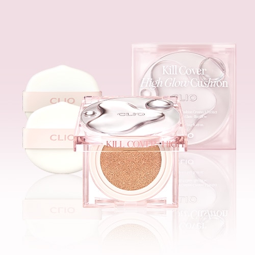 [本品+リフィル] キルカバー ハイグロウクッション SPF50+PA+++ 本品(14g)+詰め替え(14g) +クッションパフ(2個)