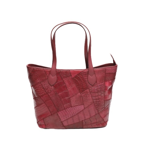 クロコダイルLB-7001 パッチワーク 天ファスナー ショルダーバッグ ルビー 30,420円