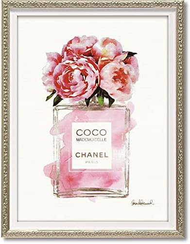 風景専門店(R)のあゆわら ユーパワー オマージュキャンバスアート SSサイズ アマンダ・グリーンウッド「パフューム ピンク ブーケ」