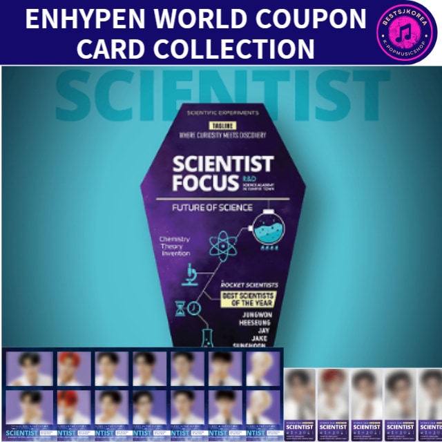 [ENHYPEN WORLD COUPON CARD COLLECTION] SCIENTIST SPECIAL ver