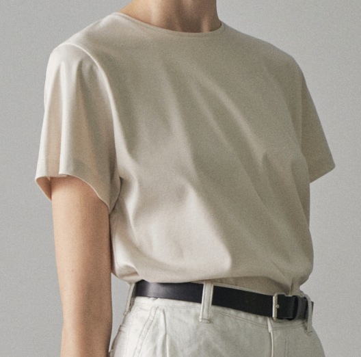 Tシャツ・カットソー SATUR Smudge Logo Artwork Short Sleeve T-Shirt Retro Ivory SATUR】 (W) SMUDGED LOGO ARTWORK T-SHIRT : RETRO IVORY T