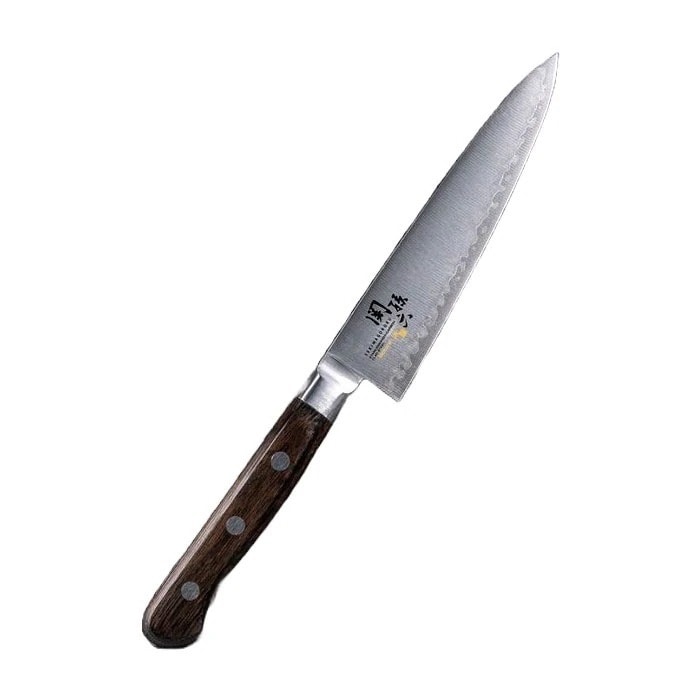 関孫六 木蓮シリーズ ペティナイフ 120mm 包丁 果物ナイフ ステンレス 日本製 キッチン用品 本格刀付け ゆうパック発送(60cm) 【KP】/関孫六木蓮ペティ120mm