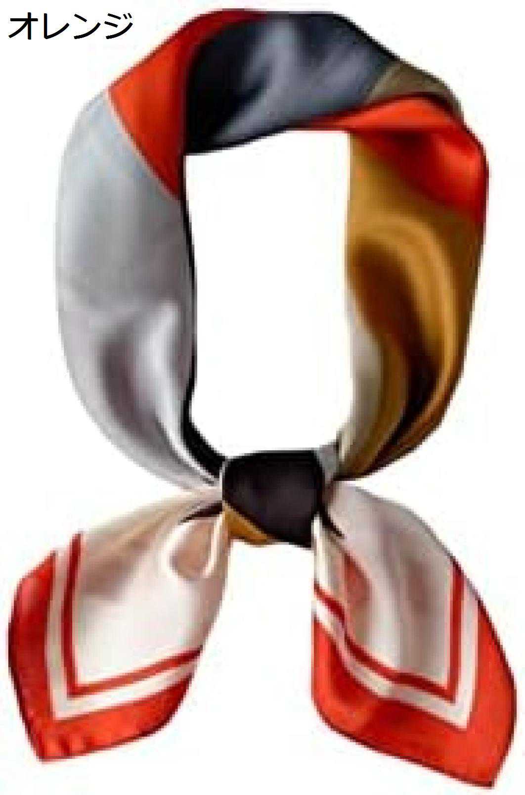 【20%OFFクーポン～】スカーフ 風 正方形 70*70cm チェック柄 3色 手巻き仕上げ おしゃれ ヘアバンド 髪飾り ネッカチーフ バッグ用 小物 通勤 プレゼント カジュアル UVカット レ