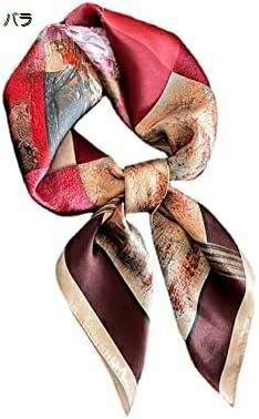 【20%OFFクーポン～】スカーフ 風 正方形 大判 スクエアスカーフ ストール レディース 薄手 おしゃれ 柄 通気性 柔らかい オフィス 制服用ネッカチーフ ギフト 母親へ バッグ飾り 通勤 旅行